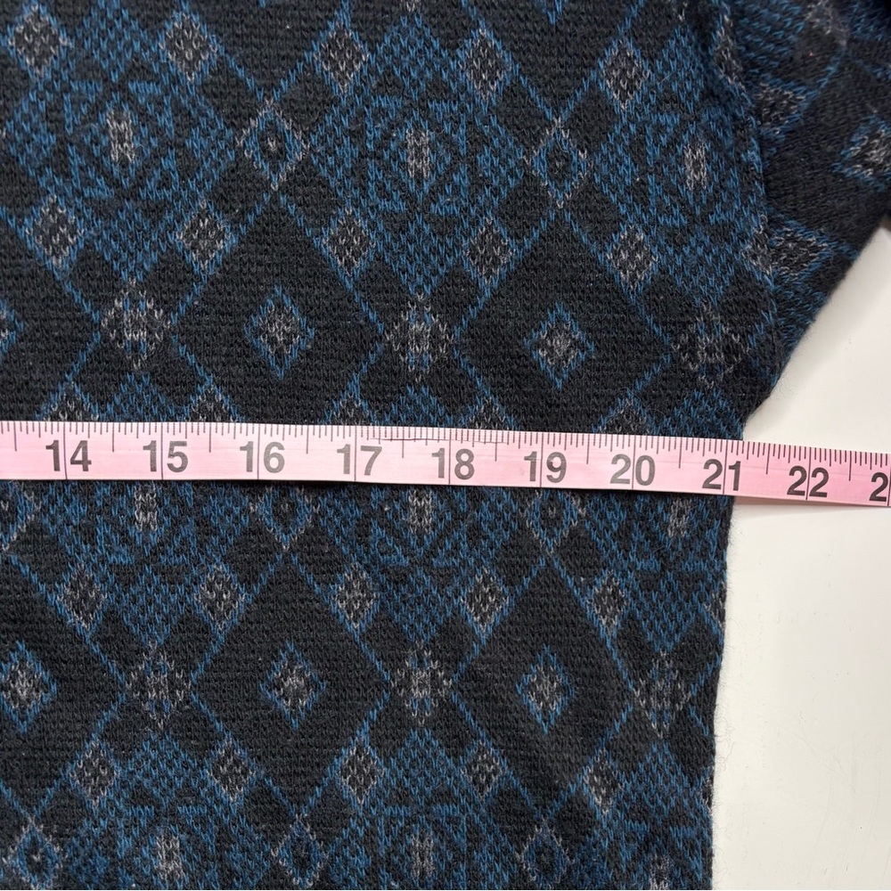 Vintage Sears Roebuck Wool Blend‎ Geometric Patterned Knit Sweater Italy - Picture 3 of 7